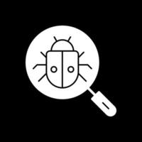 Search Bug Vector Icon Design