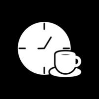 diseño de icono de vector de pausa para el café