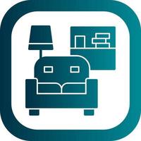 Living Room Vector Icon Design