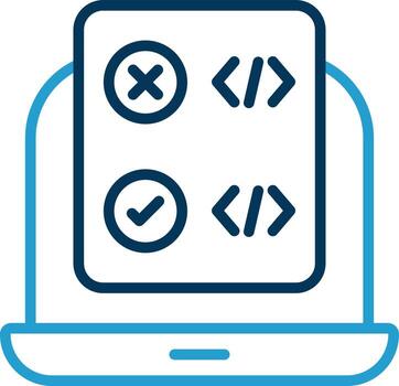 Code Correction Vector Icon Design