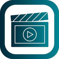 Video Making Vector Icon Design