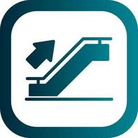 Escalator Vector Icon Design