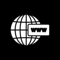 diseño de icono de vector de www