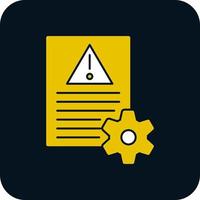 Risk Management Vector Icon Design