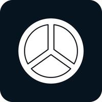 Peace Symbol Vector Icon Design