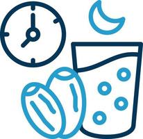 Ramadan Fasting Vector Icon Design