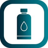 Water Bottle Vector Icon Design