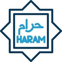 Haram Vector Icon Design