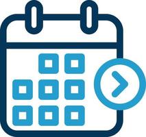 Next Week Vector Icon Design
