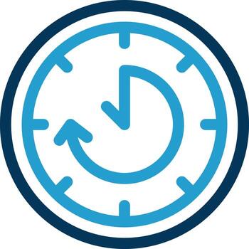 Time Loop Vector Icon Design
