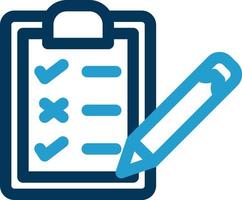 Tasks Checklist Vector Icon Design