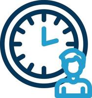 Working Hours Vector Icon Design