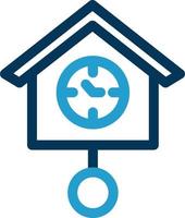 Cuckoo Clock Vector Icon Design