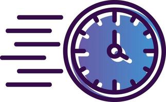 Fast Time Vector Icon Design