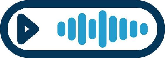 Voice Message Vector Icon Design