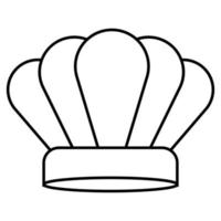 sombrero cocinero icono ilustración vector