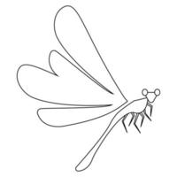 dragonfly icon illustration vector