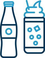 Cream Soda Vector Icon Design