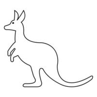 kangaroo icon illustration vector