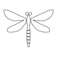 dragonfly icon illustration vector