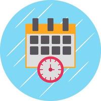 diseño de icono de vector de horario