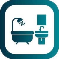 diseño de icono de vector de baño