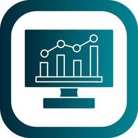 Monitoring Vector Icon Design