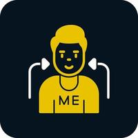 Myself Vector Icon Design