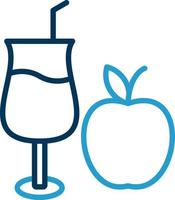 Apple Juice Vector Icon Design