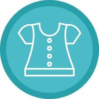 Blouse Vector Icon Design