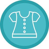 Blouse Vector Icon Design