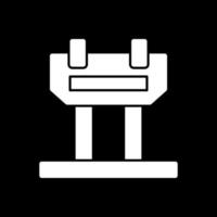 Vaulting Horse Vector Icon Design