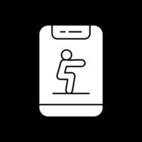 Squat Vector Icon Design