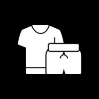 diseño de icono de vector de ropa de ejercicio