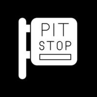 Pit Stop Vector Icon Design