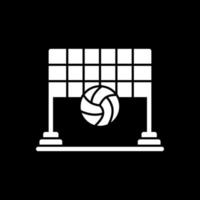 Beach Volleyball Vector Icon Design