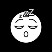 Sleeping Face Vector Icon Design