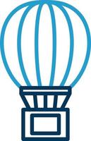 Air Balloon Delivery Vector Icon Design