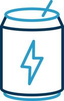 Energy Drink Vector Icon Design