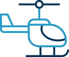 Helicopter Vector Icon Design