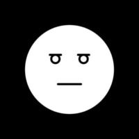 Expressionless Face Vector Icon Design