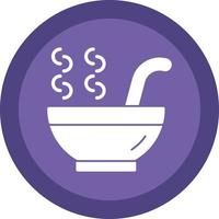 Hot Soup Vector Icon Design