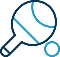 Table Tennis Vector Icon Design