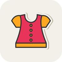 Blouse Vector Icon Design