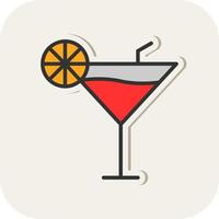 Cocktail Vector Icon Design