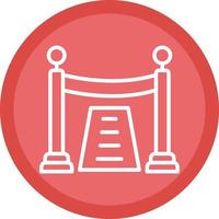 Red Carpet Vector Icon Design