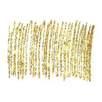 Golden Paint Glittering backdrop on a white background. Background with gold sparkles and glitter effect vector