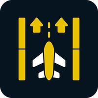 Runway Vector Icon Design