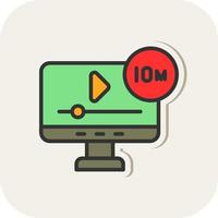 Short Film Vector Icon Design