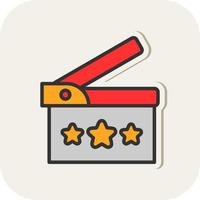 Film Review Vector Icon Design